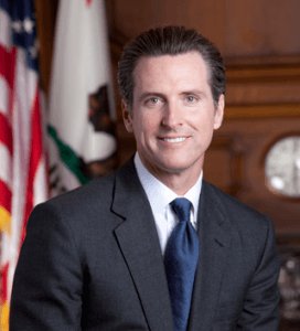 California's Governor Gavin Newsom