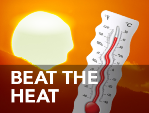 beat the heat graphic