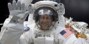 Mike Massimino in space