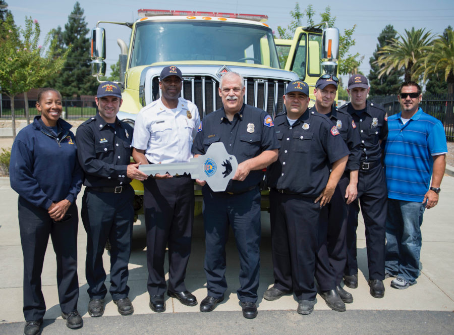 State Fire Chief Kim Zagaris and staff