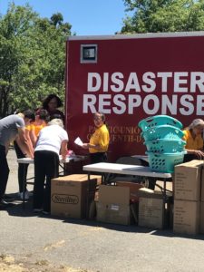 Adventist Community Services donates housekeeping supplies to Camp Fire survivors