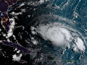 Satellite Image of Hurricane Dorian