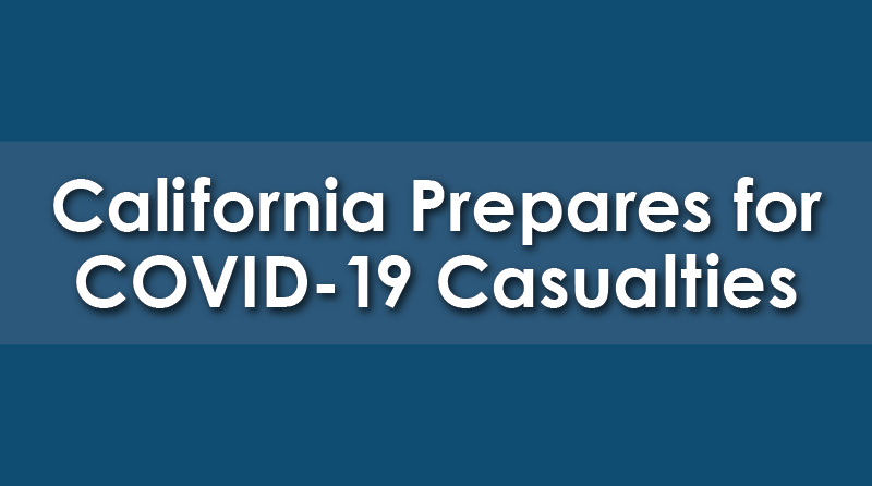 State Prepares for Surge of COVID-19 Decedents, Working with Crematoriums and Embalmers